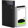 Puzdro Ugreen US221, SATA 3.0, USB-C, 50 cm, čierne