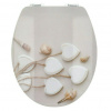 Poseidon WC sedadlo mušľová pláž, softclose, odnímateľné, MDF, TOILET SEAT MUSSEL BEACH
