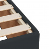 vidaXL Boxspring posteľ s matracom čierna 80x200 cm umelá koža - Čierna - 48348-57161