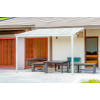 LANIT PLAST, s.r.o. hliníková pergola LANITPLAST WALL 33 biela + bronz PC LG2121