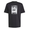 adidas Graphic Logo pánske tričko Black Camo Box XL