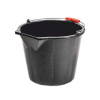 Vedro plastové s dvoma lievikami 15 l, DELUXE