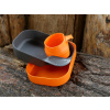 Jedálenská sada Camp-A-Box® Basic Wildo® – Dvojfarebná oranžová / sivá