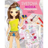 Svetová móda vyfarbovanie a nálepky