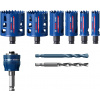 Bosch Súprava dieroviek EXPERT Tough Material, 22/25/35/51/60/68 mm, 9 ks 2608900445