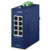 Planet IGS-800T Kompaktní Průmyslový Switch 8x1Gb RJ45, -40 +75°C, IP30, EFT+ESD, 9-48VDC, fanless