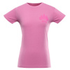 ALPINE PRO SUMEKA RUŽOVÁ DÁMSKE BAVLNENÉ TRIČKO XXL