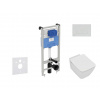 Ideal Standard ProSys Set predstenovej inštalácie, klozetu a sedadla Strada II, tlačidla Oleas M1, Aquablade, SoftClose, chróm mat ProSys120M SP29