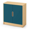 OPTIMA Skrinka L, výška 93 cm modrá emerald
