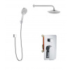 kielle Vega Sprchový set s batériou pod omietku, na 2 spotrebiče, s príslušenstvom EcoSpare a telesom, chróm 20618SP120