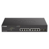 D-Link DGS-1100-10MPV2 10portový gigabitový inteligentný riadený prepínač PoE+, 8x gigabit PoE, 2x SFP, rozpočet PoE 13