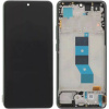 LCD display + dotyková doska + predný kryt pre Poco M7 Pro 5G, black