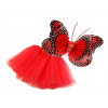 Karnevalový kostým - motýl Varianta: 6 červená, Balení: 1 sada