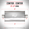 MagnaFlow 12579 tlumič výfuku oválný 76,2 mm (MagnaFlow #12579 Satin Stainless Steel Mufflers)