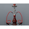 Vodná fajka SHISHA 48cm/2 červená s kufríkom