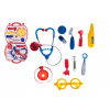 Teddies Súprava doktor/lekár plast v plastovom kufríku v blistri 23x40x4cm
