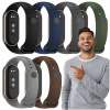 Sada: 6 x náramok pre smartband Xiaomi Mi Band 8 / 9, gumový pásik smart band