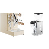 Lelit Mara PL62X V2, gold + Rocket Espresso FAUSTINO 3.1, white