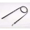 COBBYS PET Vodidlo kožené čierne s bielym podšitím 120cm/10mm