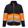 PORTWEST Portwest PW3 Hi-Vis Trieda 1 Softshell (3L) - Čierna-Oranžová, 4XL Čierna-Oranžová, 4XL