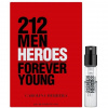 Carolina Herrera 212 Men Heroes Forever Young, Vzorka vône EDT pre mužov
