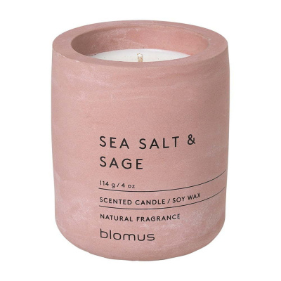 Vonná sójová sviečka doba horenia 24 h Fraga: Sea Salt and Sage – Blomus