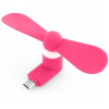 Mini Fan 3979 MicroUSB lightning Ventilátor ružový