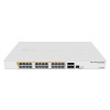 Mikrotik CRS328-24P-4S+RM 800MHz CPU, 512MB, 24x GLAN, 4x SFP + cage, ROS L5, PSU,1U Rack CRS328-24P-4S+RM