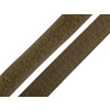 Galanterka Suchý zip khaki háček + plyš 38 mm METRÁŽ