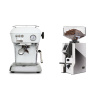 Ascaso Dream ONE, Cloud White + Eureka Mignon Specialita Compatto, CR chrome