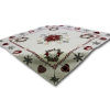 Vianočný gobelínový obrus na stôl s tkaným vzorom 90x90 cm
