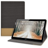 Kožený obal Huawei MediaPad T3 10 – Flip Duo – antracit-hnedá