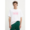 Bavlnené tričko adidas Originals Distressed Oversized Te pánske, biela farba, s potlačou, JW0207 S