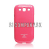 Silikónový obal Samsung Galaxy S III – Jelly Glittery ružová