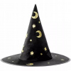 Klobúk ČARODEJNICE čierny HALLOWEEN mesiace
