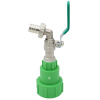 Kovový guľový kohút IBC, 3/4, s prevlečnou maticou S60x6 / 62mm, BJ = 3 ks