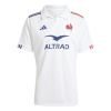 adidas France Rugby Away Shirt 2024 Adults White XL