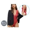 Dámske body - Leilieve Delice M6805 Farba: Červená, Veľkosť: 70 B