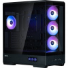 Zalman skříň P50 DS / Middle Tower / 4x120mm ARGB fan / 2x USB 3.0 / USB-C / panoramatická / černá P50 DS Black