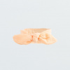 Dojčenská mušelínová čelenka New Baby Leny Peach