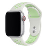 eses Športový silikónový perforovaný remienok pre Apple Watch 42 mm/44 mm/45 mm/46 mm/49 mm Farba: zelená spruce vapor