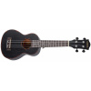 Cascha HH 2262 Premium Mahogany Ukulele Set Black