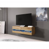 Cama Meble Tv stolík VIGO NEW 140, dub wotan/dub wotan