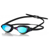 Plavecké okuliare AQUA SPEED Xeno Mirror Black/Blue Pattern 07 L
