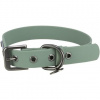 CityStyle odolný obojok potiahnutý PVC, šalviová L-XL: 50-57 cm/ 30 mm