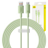 Rýchlonabíjací kábel Baseus USB na USB-C Habitat Series 100 W, 2 m (zelený) 34454