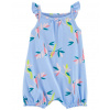 CARTERS CARTER'S Overal letný Blue Bird dievča NB