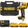 DEWALT 18V XR 1/2” Aku rázový uťahovák s poistným krúžkom, 2x 2,0 Ah DCF921D2T-QW