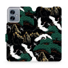 Flipové pouzdro Mobiwear - Motorola Moto G54 5G / Moto G54 5G Power Edition - VP16S Jeřábi (Knížkové flip pouzdro, obal, kryt na mobil Motorola Moto G54 5G / Moto G54 5G Power Edition - VP16S Jeřábi,