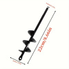 zemný vrták 5 cm x 22 cm pre elektrickú vŕtačku